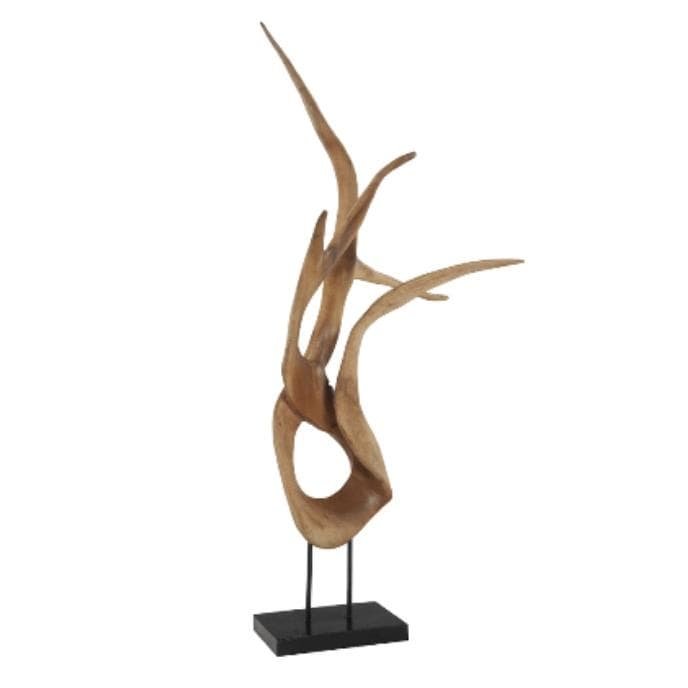 Sculpture en bois d'acajou