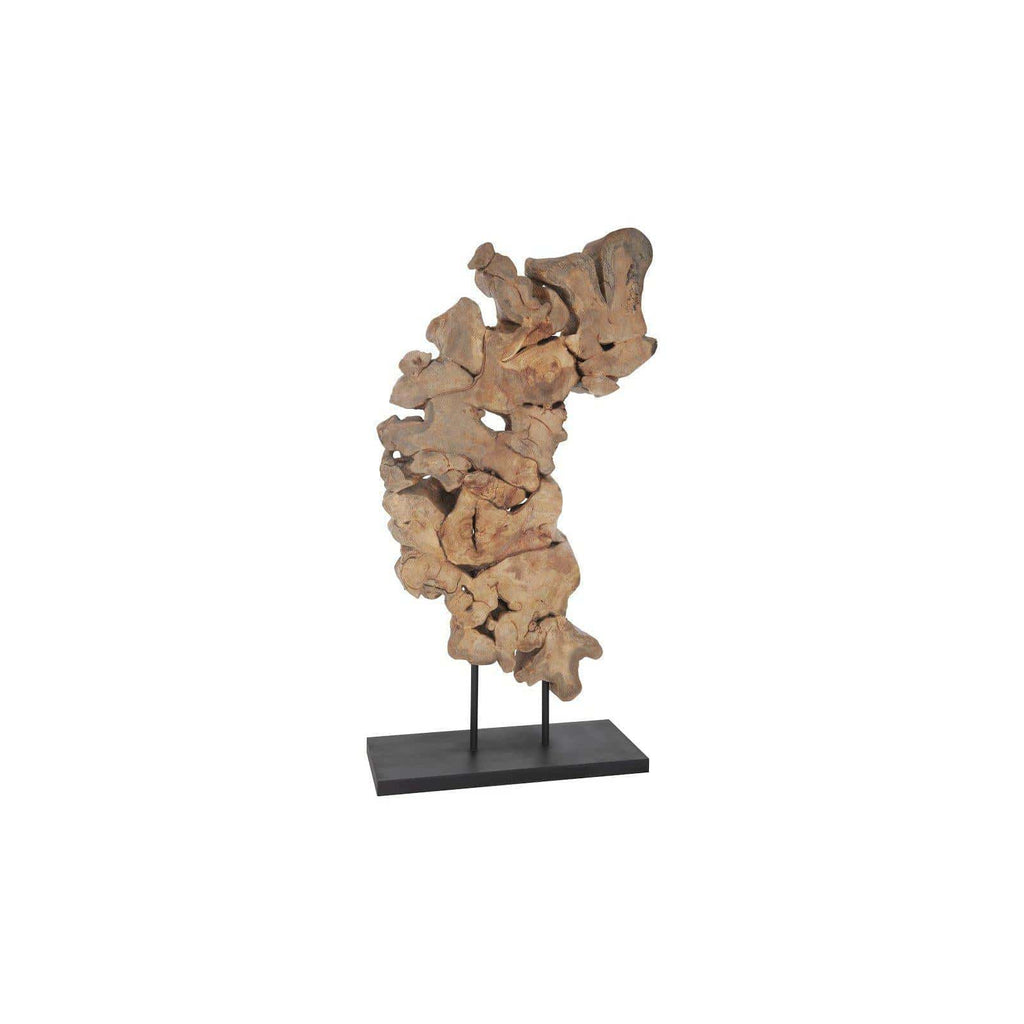 Sculpture en bois de pipal