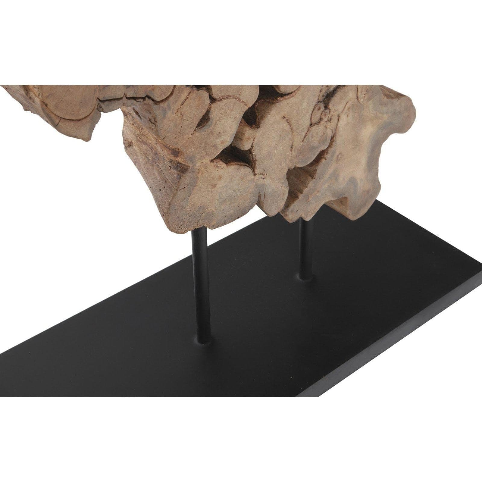 Sculpture en bois de pipal