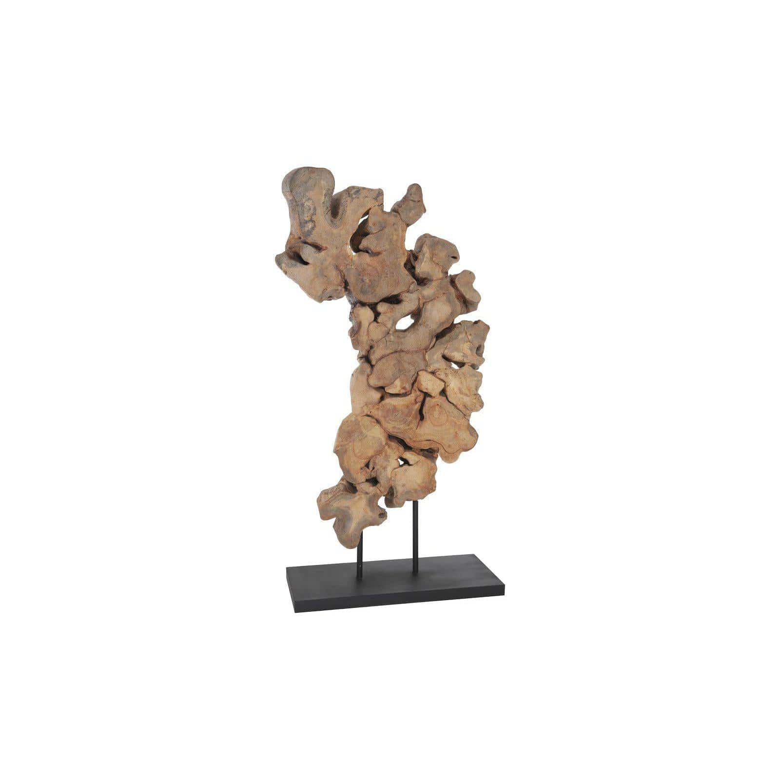 Sculpture en bois de pipal