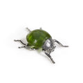 Figurines décoratives Coccinelles Vertes, Lot de 2