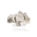 Sculpture Corail sur Socle en Acrylique, Blanc