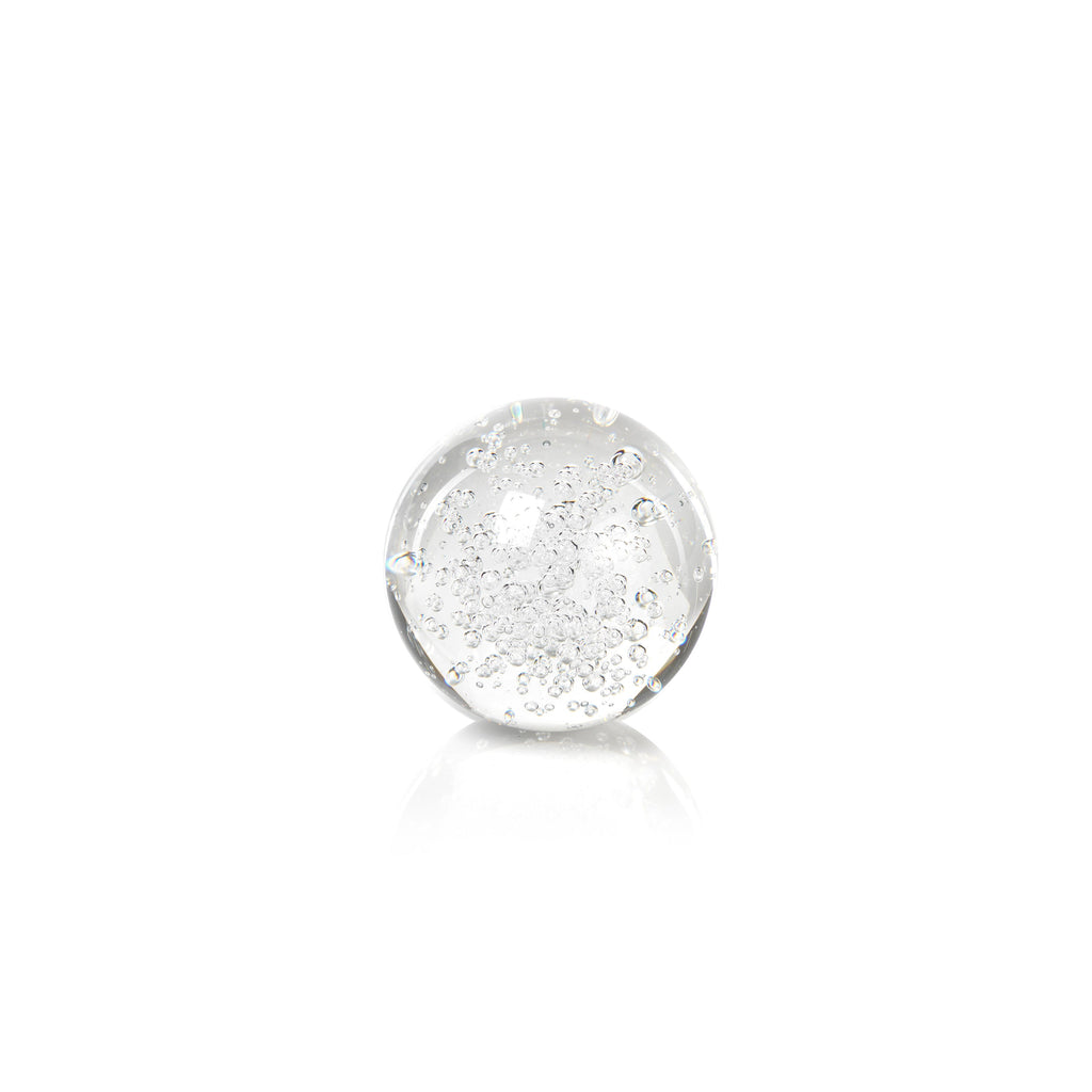 Boules de remplissage Bubbles en cristal, taille moyenne, lot de 2