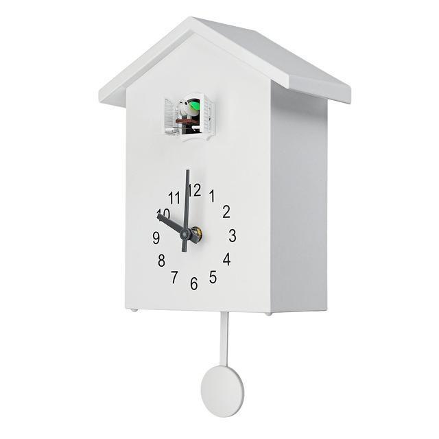 3 Couleurs Coucou Horloge Murale à Quartz Moderne Oiseau Maison Salon Montre Suspendue Horloge Minuteur Bureau Décoration Cadeaux