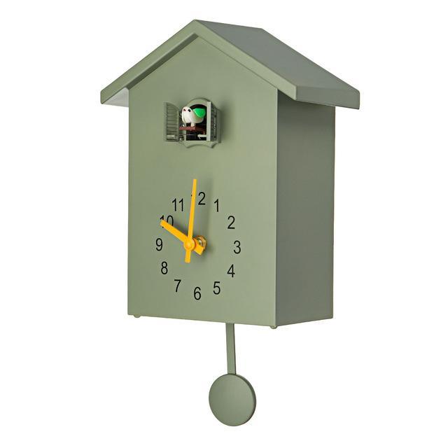 3 Couleurs Coucou Horloge Murale à Quartz Moderne Oiseau Maison Salon Montre Suspendue Horloge Minuteur Bureau Décoration Cadeaux