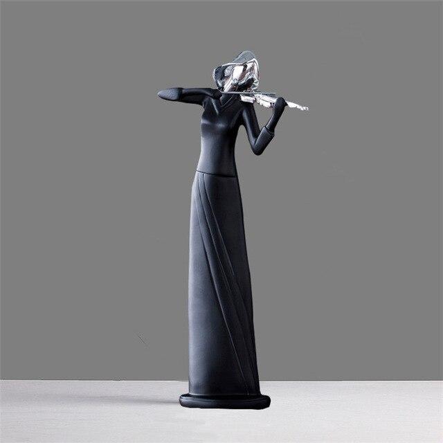Statue de Figurines de Mouvement Créatives Sculpture de Personnages en Résine Figurines de Personnes Décorations de Maison Salon Chambre Statues Artisanales d'Art