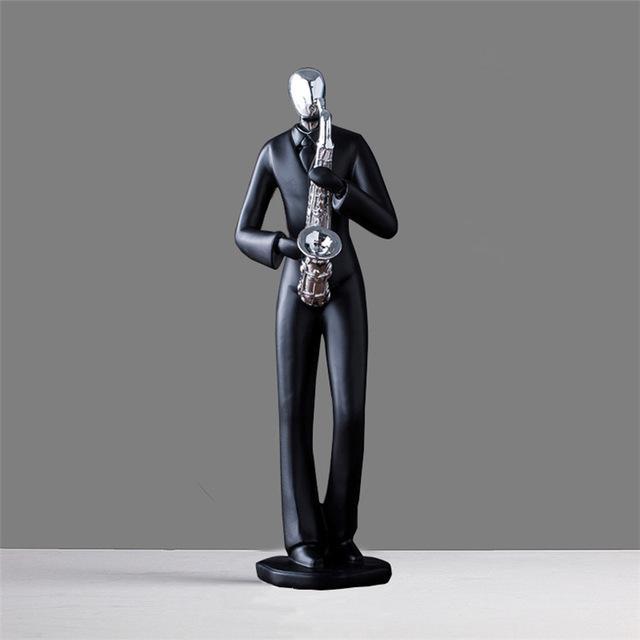 Statue de Figurines de Mouvement Créatives Sculpture de Personnages en Résine Figurines de Personnes Décorations de Maison Salon Chambre Statues Artisanales d'Art